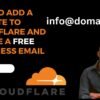 Add website To Cloudflare