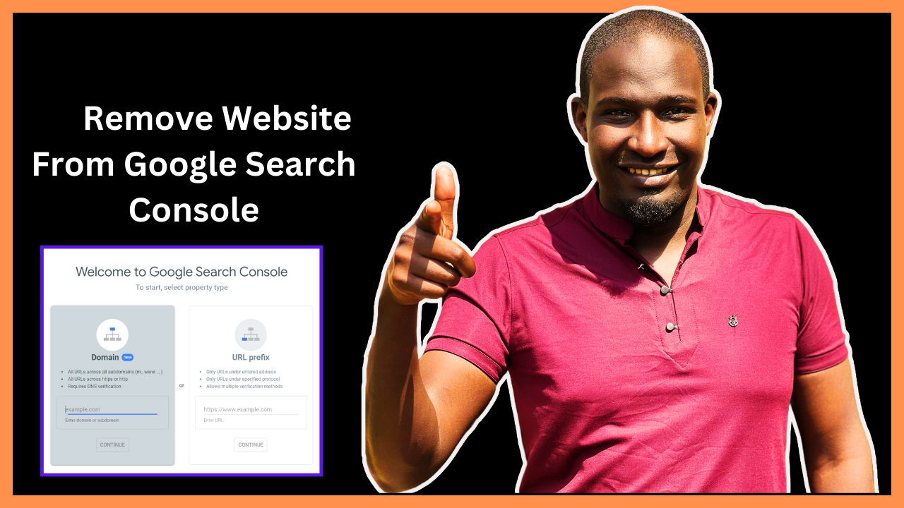 How to remove property from Search Console